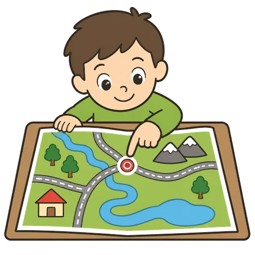 Piktogram AAC: mapa