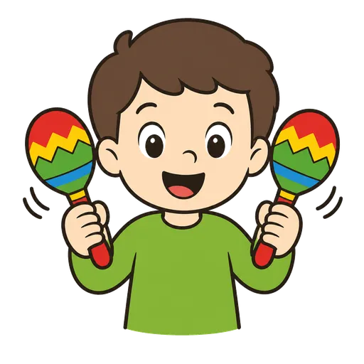 Piktogram AAC: marakasy