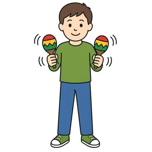 AAC pictogram: maracas