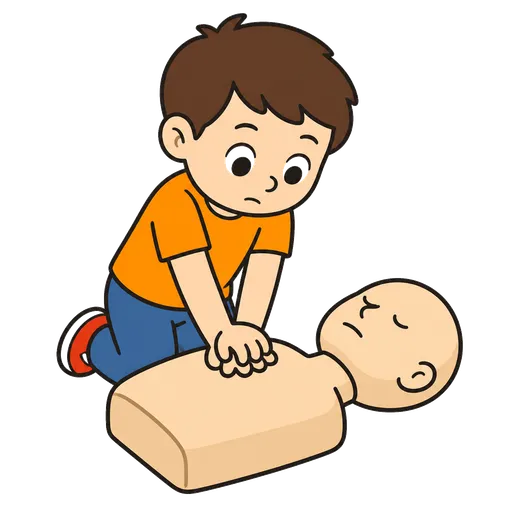AAC-Piktogramm: Herzmassage (Reanimation)