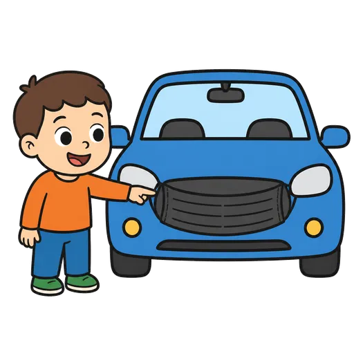 Pictograma CAA: máscara de coche