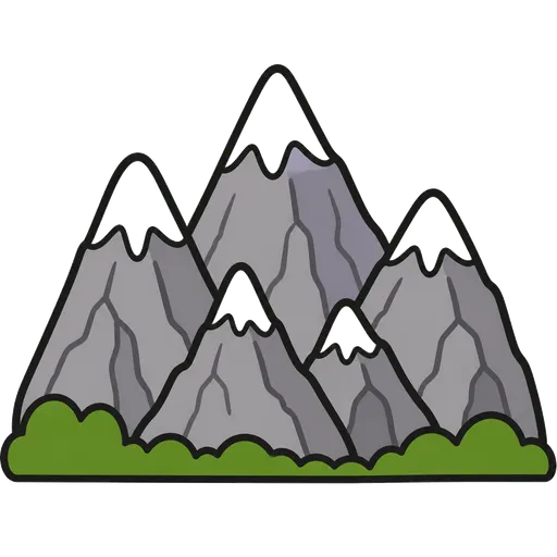 AAC-Piktogramm: Bergkette
