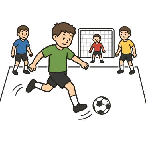 AAC pictogram: play a game in the yard