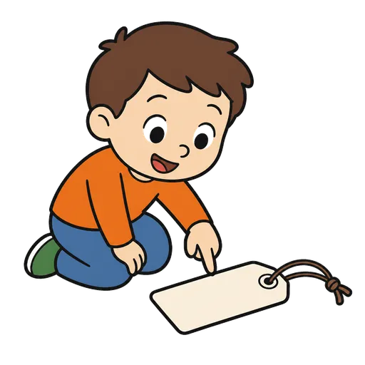 Piktogram AAC: metka