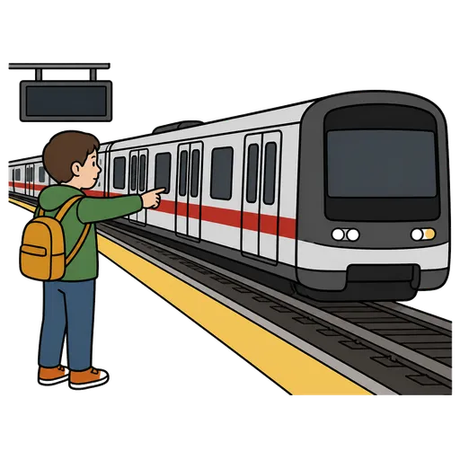 Pittogramma CAA: metropolitana