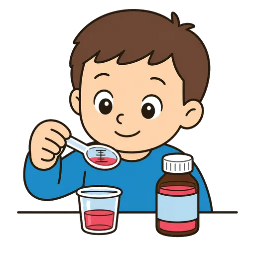 Pittogramma CAA: cucchiaino dosatore per medicine