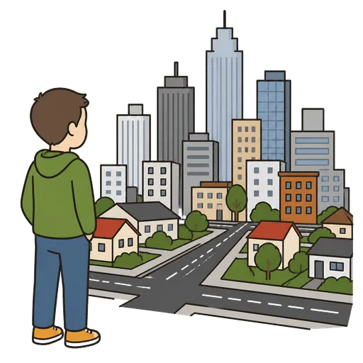 Piktogram AAC: miasto
