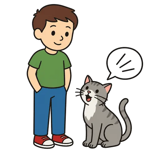 Piktogram AAC: miau