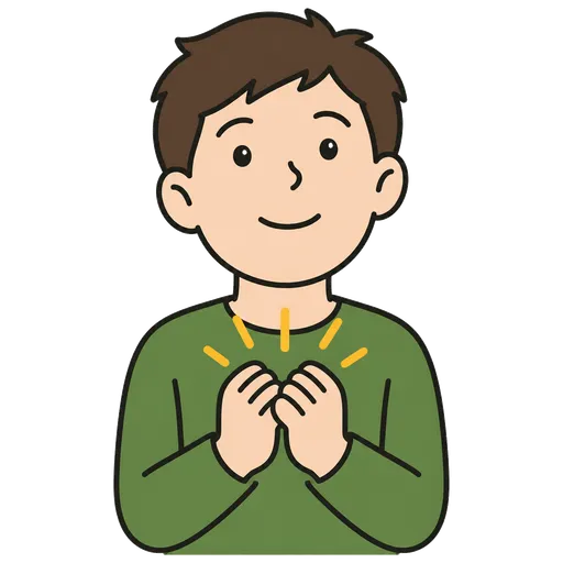 Piktogram AAK: doufat