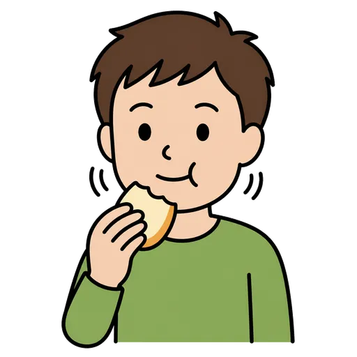 Pittogramma CAA: facile da masticare, cibo morbido