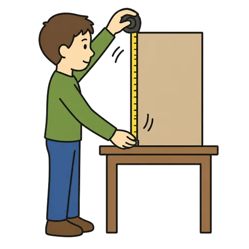 Piktogram AAC: mierzyć