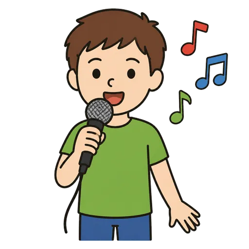Pictograma CAA: micrófono de karaoke