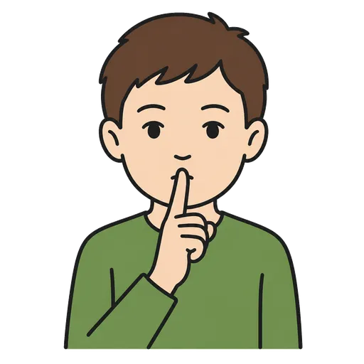 Pictograma CAA: silencio