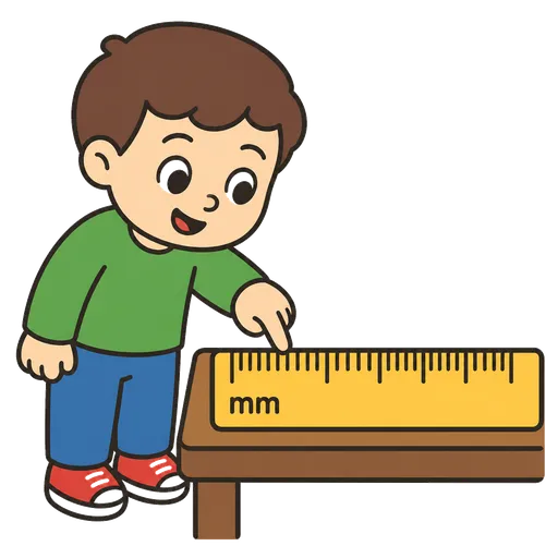 Piktogram AAC: milimetr