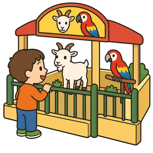 Piktogram AAC: mini zoo