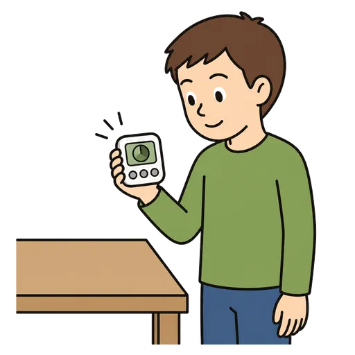 Piktogram AAC: minutnik