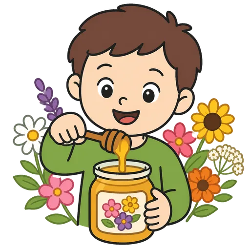 Piktogram AAC: miód wielokwiatowy