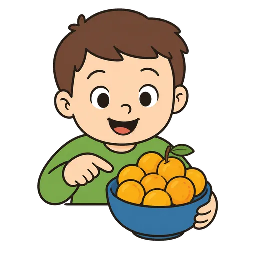 Piktogram AAC: mirabelki