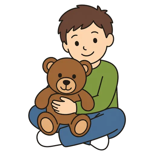 Pictograma CAA: oso de peluche