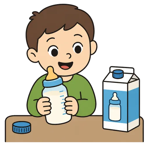 Pittogramma CAA: latte artificiale