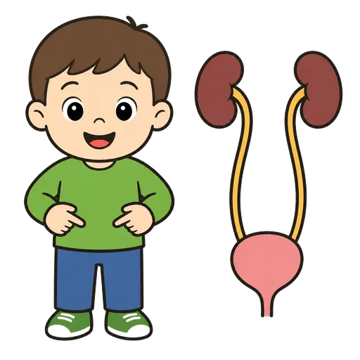 Piktogram AAC: moczowody
