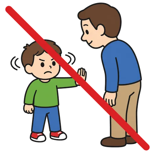 AAC pictogram: I can say no to a grown-up