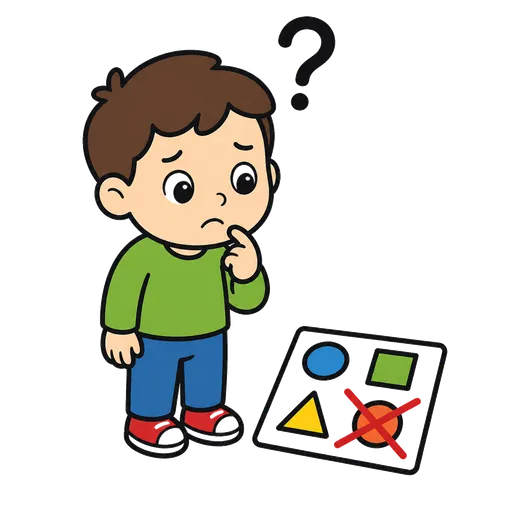 AAC-Piktogramm: Ich kann einen Fehler machen
