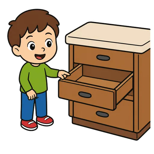 Piktogram AAC: moja szuflada