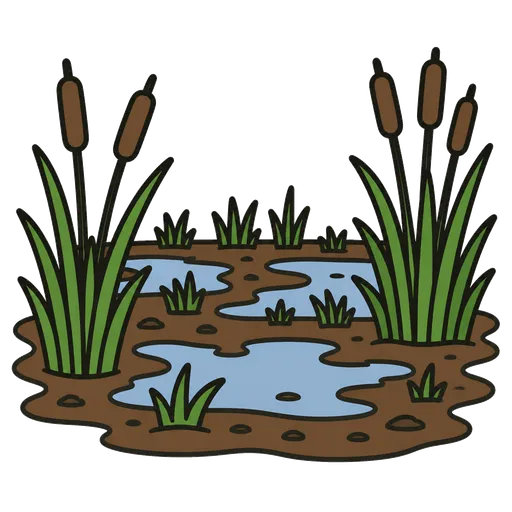 Piktogram AAC: mokradła