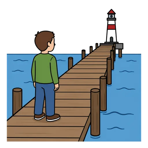 Piktogram AAK: molo pro molo (pier)