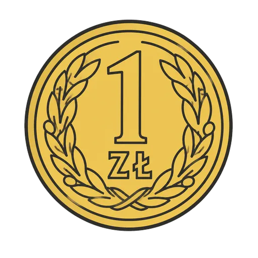 Piktogram AAK: Mince 1 Kč