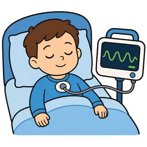 Piktogram AAC: monitor oddechu