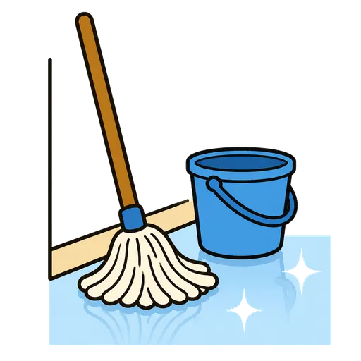 Piktogram AAC: mop