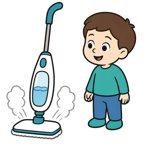 Piktogram AAK: parní mop