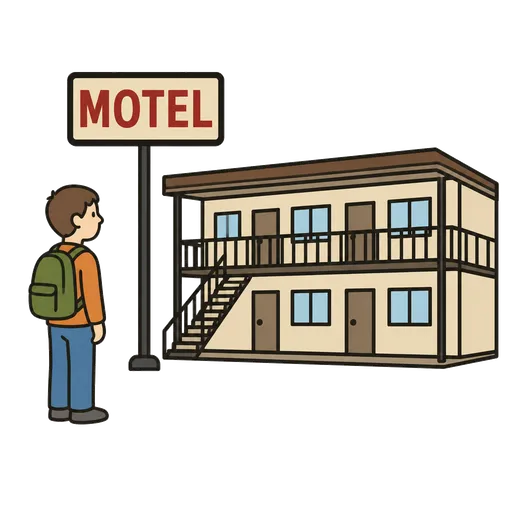 Piktogram AAK: motel