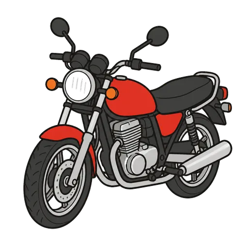 Piktogram AAC: motocykl