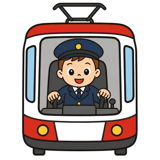 Piktogram AAK: řidič tramvaje