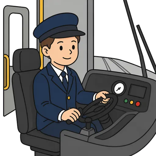Pittogramma CAA: autista del tram