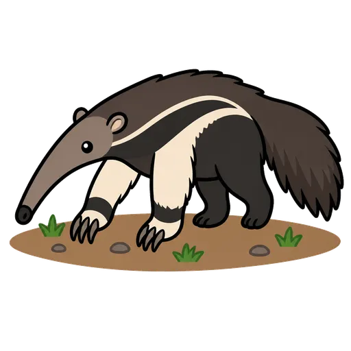 Pittogramma CAA: formichiere gigante