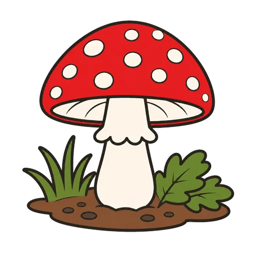 Pittogramma CAA: fungo agarico muscario