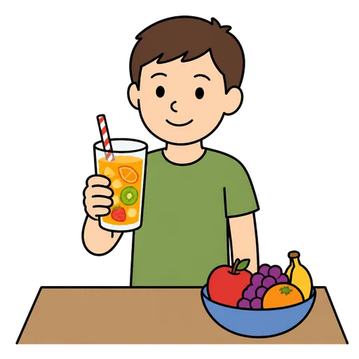 AAC-Piktogramm: Fruchtsaft