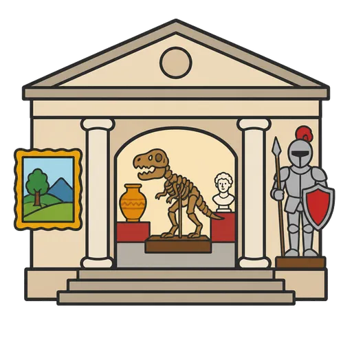 Piktogram AAC: muzeum
