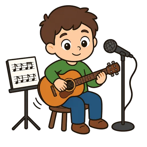 Piktogram AAC: muzyk