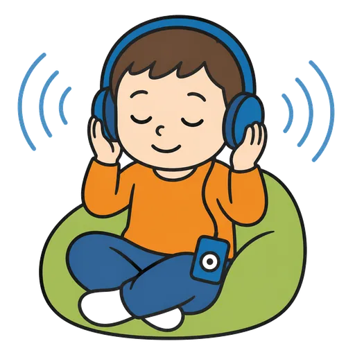 Pittogramma CAA: musica rilassante