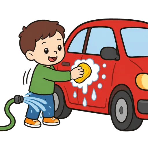 Piktogram AAK: umyť auto