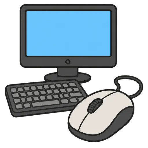 Piktogram AAC: mysz komputerowa