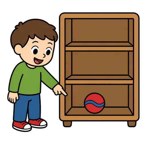 Piktogram AAC: na samym dole