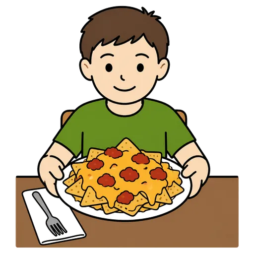 Piktogram AAK: nachos