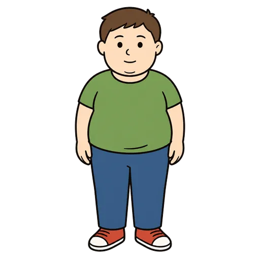 Piktogram AAC: nadwaga