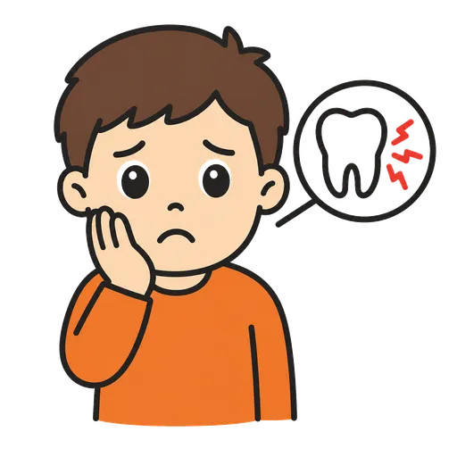 Piktogram AAC: nadwrażliwość zębów